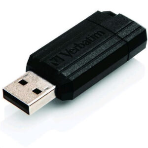 Verbatim Store n Go Pinstripe USB Drive 64GB (Black) - NZ DEPOT