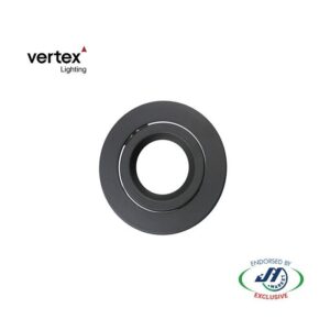 Vertex Black Rim for FT6084 - CS-OP-FT6084-RIM-BK-NZ -  - LED Downlights - Lighting