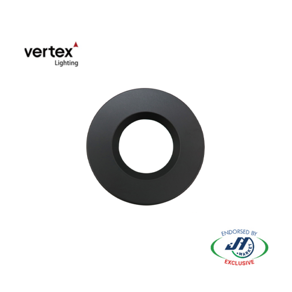 Vertex Black Rim For V6085 - Cs-Op-V6085-Rim-Bk-Nz -  - Led Downlights - Lighting