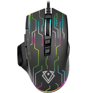 Vertux Kryptonite Wired Gaming Mouse - Black - NZ DEPOT