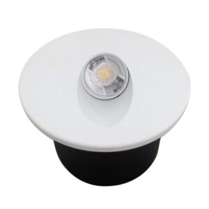 XLUX 2W Round LED Step Light 3000K White - CS-XLUX-2403-2W-3000K-RD-WH-NZ -  - LED Step Light - Lighting