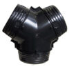 Y Branch 250/250/250 Plain plastic - ADEY25 - Duct Fittings - Y Branch Plastic insulated or plain