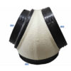 Y450/400/350 Insulated Y Branch w spigots (pre-assembled) - Y454035A - Duct Fittings - Y Branch Plastic insulated or plain