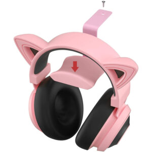 Z Shape Pink Hanger / Holder for Headset / Headphone / Gaming Headset / Universal Earphone - NZ DEPOT