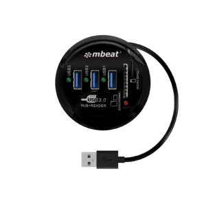mbeat HCR518 Portable USB 3.0 Hub and Card Reader NZDEPOT - NZ DEPOT