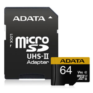 ADATA Premier ONE V90 UHS II Micro SDXC Card with Adapter 64GB - NZ DEPOT