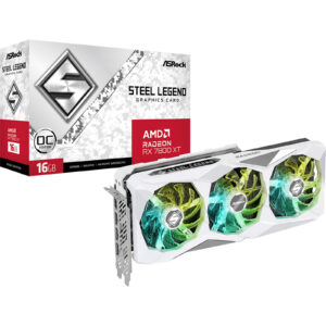 ASRock AMD Radeon RX 7800 XT Steel Legend 16GB OC GDDR6 Graphics Card - NZ DEPOT