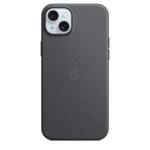 Apple iPhone 15 Plus Fine Woven Case with MagSafe - Black - NZ DEPOT