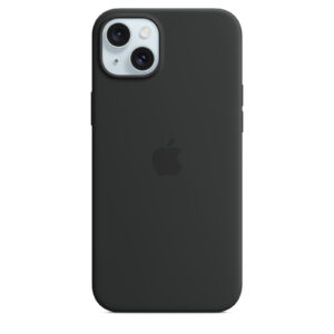 Apple iPhone 15 Plus Silicone Case with MagSafe Case - Black