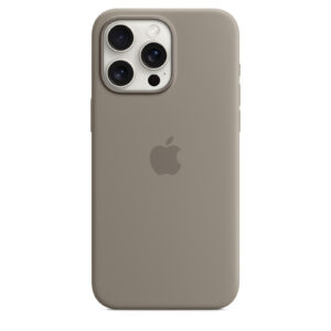 Apple iPhone 15 Pro Max Silicone Case with MagSafe Case - Clay