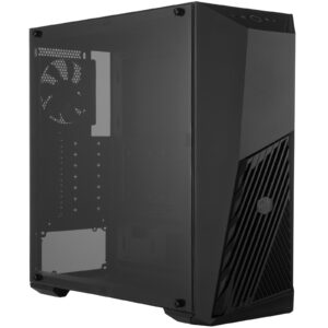 Cooler Master MasterBox K501L MidTower Gaming Case CPU Cooler Support Upto 165mm Graphics Card Supports Upto 410mm Front 2X USB HD Audio 1 X 120mm Red LED Fan at front 1 X 120mm Fan at rear NZDEPOT - NZ DEPOT