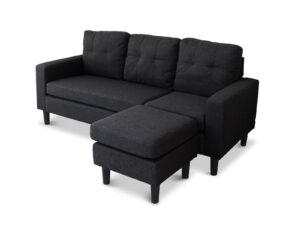 Ds T Northland Corner Sofa Black Pr9531 Sofas Sectionals Sofa Beds Nz Depot 8 - Nz Depot