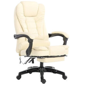 Elenor Massage Office Chair PU Beige