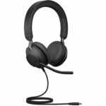 Jabra GN Evolve2 40 SE Headset - Stereo - USB Type C - Wired - Binaural - NZ DEPOT