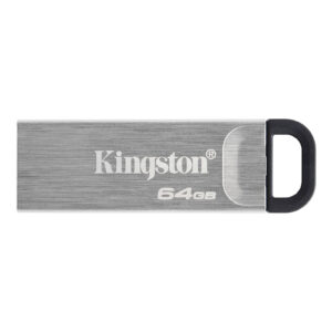 Kingston DataTraveler Kyson USB 3.2 Flash Drive 64GB with Capless Metal Case Up to 200MBs Read NZDEPOT - NZ DEPOT
