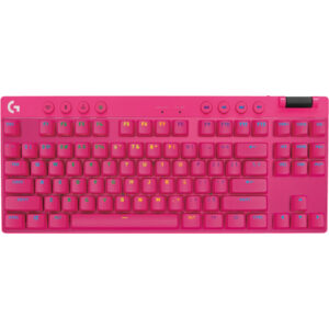 Logitech G Pro X TKL LIGHTSPEED Gaming Keyboard - Pink / Magenta - NZ DEPOT