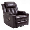 Miralin Massage Recliner Chair PU Brown