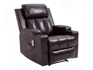 Miralin Massage Recliner Chair Pu Brown Pr8616 Office Chairs Nz Depot - Nz Depot