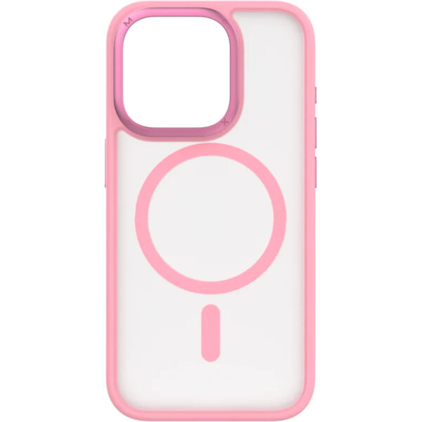 Momax iPhone 15 Pro (6.1") Hybrid Magnetic Protective Case - Pink - NZ DEPOT