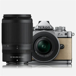 Nikon Z FC Mirrorless Camera Sand Beige w 16 50mm 50 250mm Twin Lens Kit NZDEPOT - NZ DEPOT