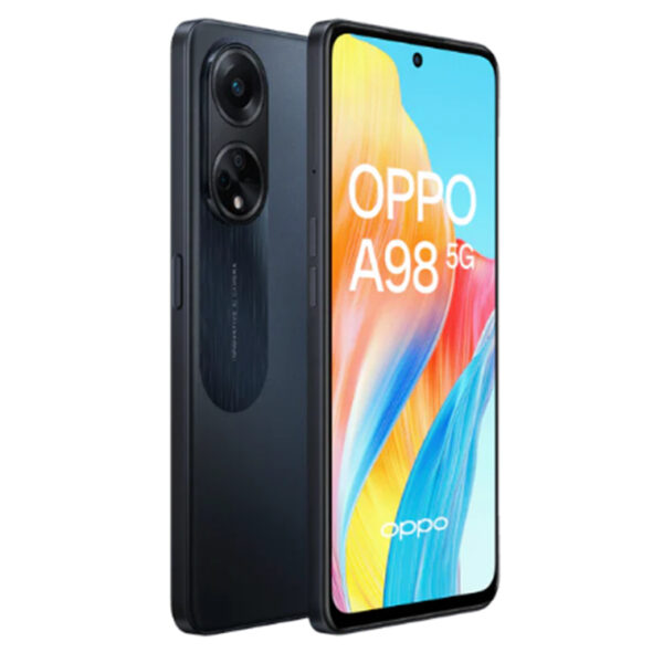 OPPO A98 5G Dual SIM Smartphone 8GB+256GB - Cool Black - 2 Year Warranty - NZ DEPOT