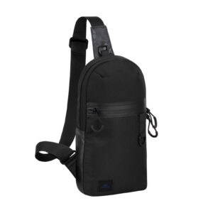 Rivacase Dijon Sling Bag - Black - Hold essential item for travel Use - NZ DEPOT