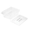 SOGA 100mm Clear Gastronorm GN Pan 1/2 Food Tray Storage Bundle of 2 with Lid, Home & Living>Kitchen & Dining>Bakeware>Baking Trays, , , , ,  - NZ DEPOT 1