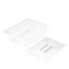 SOGA 100mm Clear Gastronorm GN Pan 1/2 Food Tray Storage with Lid, Home & Living>Kitchen & Dining>Bakeware>Baking Trays, , , , ,  - NZ DEPOT 1