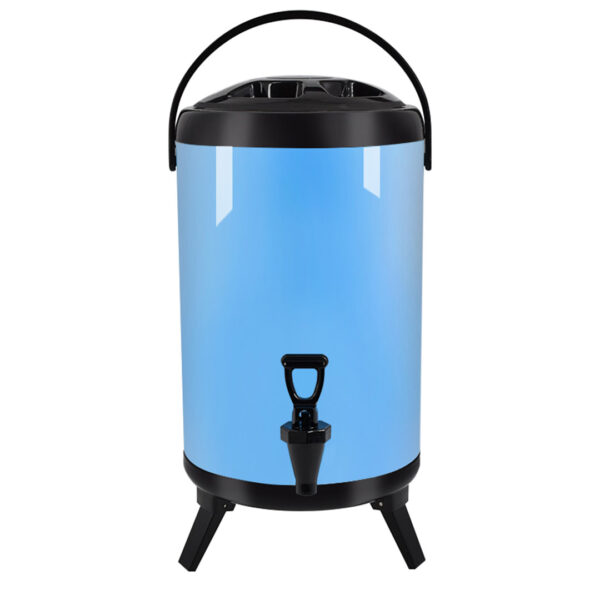 SOGA 10L Stainless Steel Insulated Milk Tea Barrel Hot and Cold Beverage Dispenser Container with Faucet Blue, Home & Living, Kitchen & Dining, Barware, Spirit Dispensers, ,  - NZ DEPOT 1