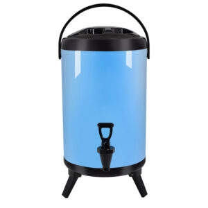 SOGA 18L Stainless Steel Insulated Milk Tea Barrel Hot and Cold Beverage Dispenser Container with Faucet Blue, Home & Living, Kitchen & Dining, Barware, Spirit Dispensers, ,  - NZ DEPOT 1