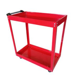 SOGA 2 Tier Tool Storage Cart Portable Service Utility Heavy Duty Mobile Trolley Red, Garden, Tools & Hardware, Garage Storage & Organisation, Tool Organisers, , ,  - NZ DEPOT 1