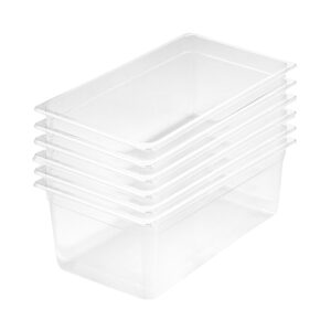 SOGA 200mm Clear Gastronorm GN Pan 1/1 Food Tray Storage Bundle of 6, Home & Living, Kitchen & Dining, Bakeware, Baking Trays, ,  - NZ DEPOT 1