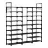 SOGA 21-Shelf Tier Shoe Storage Shelf Space-Saving Caddy Rack Organiser with Handle, Furniture>Storage & Shelving>Shoe Storage, , , , ,  - NZ DEPOT 1