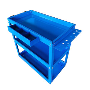 SOGA 3 Tier Tool Storage Cart Portable Service Utility Heavy Duty Mobile Trolley Blue, Garden, Tools & Hardware, Garage Storage & Organisation, Tool Organisers, , ,  - NZ DEPOT 1