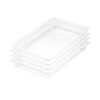 SOGA 65mm Clear Gastronorm GN Pan 1/1 Food Tray Storage Bundle of 4, Home & Living>Kitchen & Dining>Bakeware>Baking Trays, , , , ,  - NZ DEPOT 1