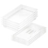 SOGA 65mm Clear Gastronorm GN Pan 1/1 Food Tray Storage Bundle of 4 with Lid, Home & Living>Kitchen & Dining>Bakeware>Baking Trays, , , , ,  - NZ DEPOT 1