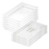 SOGA 65mm Clear Gastronorm GN Pan 1/1 Food Tray Storage Bundle of 6 with Lid, Home & Living>Kitchen & Dining>Bakeware>Baking Trays, , , , ,  - NZ DEPOT 1