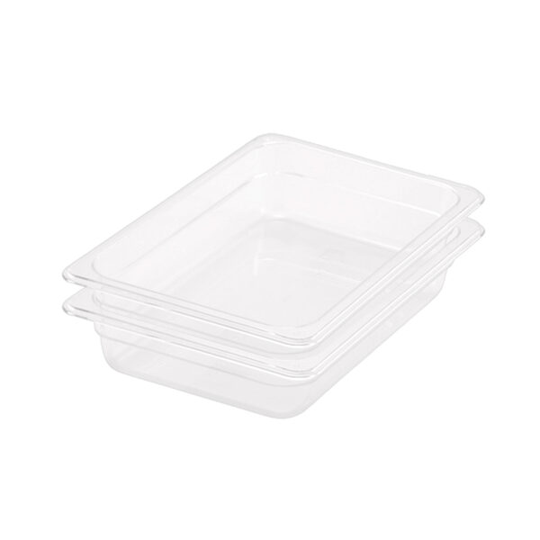 SOGA 65mm Clear Gastronorm GN Pan 1/2 Food Tray Storage Bundle of 2, Home & Living, Kitchen & Dining, Bakeware, Baking Trays, ,  - NZ DEPOT 1