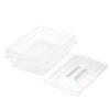 SOGA 65mm Clear Gastronorm GN Pan 1/2 Food Tray Storage Bundle of 2 with Lid, Home & Living>Kitchen & Dining>Bakeware>Baking Trays, , , , ,  - NZ DEPOT 1