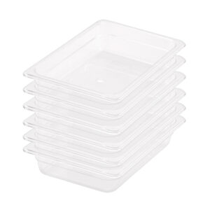 SOGA 65mm Clear Gastronorm GN Pan 1/2 Food Tray Storage Bundle of 6, Home & Living, Kitchen & Dining, Bakeware, Baking Trays, ,  - NZ DEPOT 1