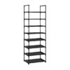 SOGA 8 Tier Shoe Storage Shelf Space-Saving Caddy Rack Organiser with Handle, Furniture>Storage & Shelving>Shoe Storage, , , , ,  - NZ DEPOT 1