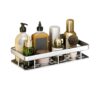 SOGA Silver Wall-Mounted Rectangular Bathroom Storage Organiser Space Saving Adhesive Shelf Rack, Home>Bathroom>Bathroom Accessories>Bathroom Storage, , , , ,  - NZ DEPOT 1