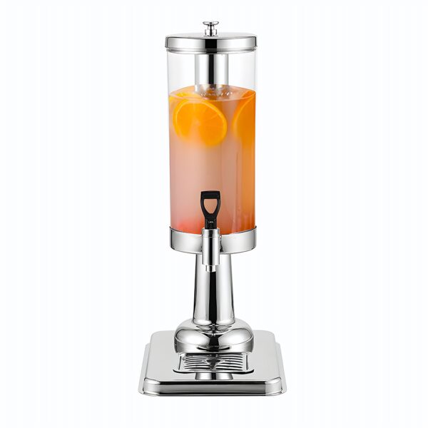 SOGA Single 3L Silver Stainless Steel Beverage Dispenser Ice Cylinder Clear Juicer Hot Cold Water Jug, Home & Living, Kitchen & Dining, Barware, Spirit Dispensers, ,  - NZ DEPOT 1