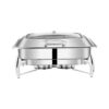 SOGA Stainless Steel Rectangular Chafing Dish Tray Buffet Cater Food Warmer Chafer with Top Lid, Home & Living>Kitchen & Dining>Barware>Spirit Dispensers, , , , ,  - NZ DEPOT 1