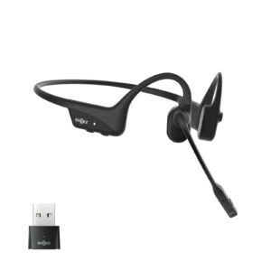 Shokz OpenComm2 UC (2nd Gen) Wireless Open-Ear Bone Conduction Stereo Business Headset - Black - NZ DEPOT