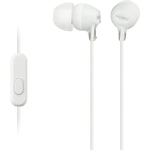 Sony MDR-EX15AP Wired In-Ear Headphones - White - NZ DEPOT