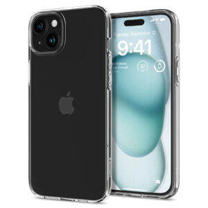 Spigen iPhone 15 (6.1") Liquid Crystal Case - Crystal Clear - ULTRA-THIN - Premium TPU Super Lightweight - Exact Fit - Absolutely NO Bulkiness Soft Case - NZ DEPOT