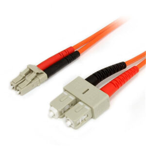 StarTech FIBLCSC1 1m Multimode Fiber Patch Cable LC - SC > PC Peripherals & Accessories > Cables > Fibre Optic Cables - NZ DEPOT