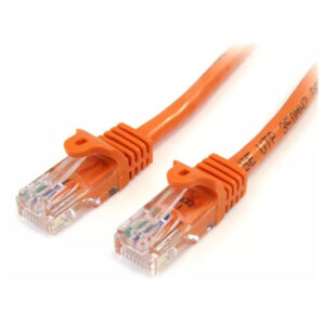 StarTech N6PATC5MOR 5m CAT6 Ethernet Cable - Orange CAT 6 Gigabit Ethernet Wire -650MHz 100W PoE++ RJ45 UTP Category 6 Network/Patch Cord Snagless w/Strain Relief Fluke Tested UL/TIA Certified - NZ DEPOT