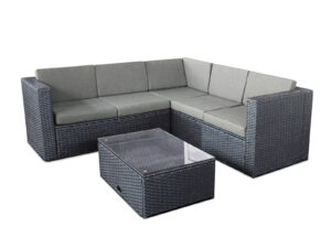 T Dothan 4Pc Outdoor Sofa Set Dark Brown Pr10171 Outdoor Furniture Nz Depot - Nz Depot